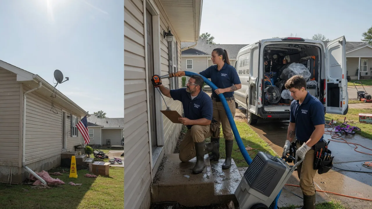 Ceiling Water Damage Restoration in Jerusalem, OH near me